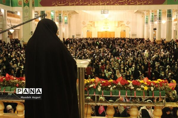 مراسم جشن دختران ایران قوی در قم-2