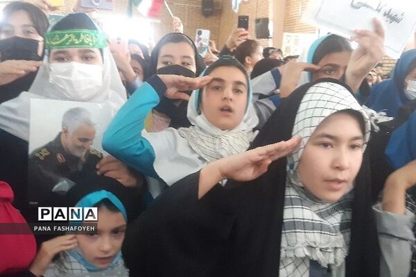 اجرای سرود سلام فرمانده در فشافویه