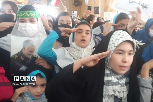 اجرای سرود سلام فرمانده در فشافویه