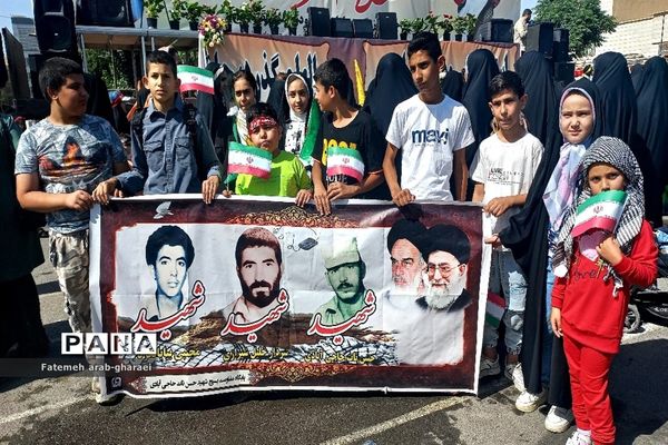 اجرای سرود سلام فرمانده در پاکدشت