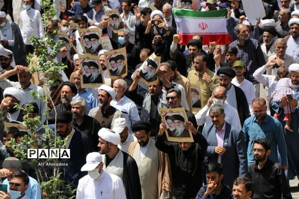 راهپیمایی مردم قم در یوم الله 15 خرداد-1