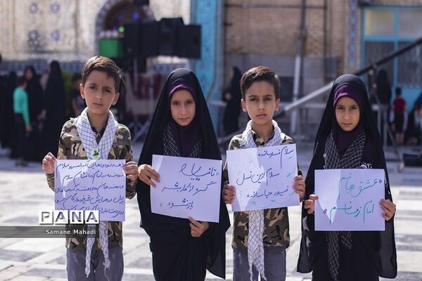 اجتماع بزرگ دانش‌آموزی «سلام فرمانده» شهرستان پیشوا