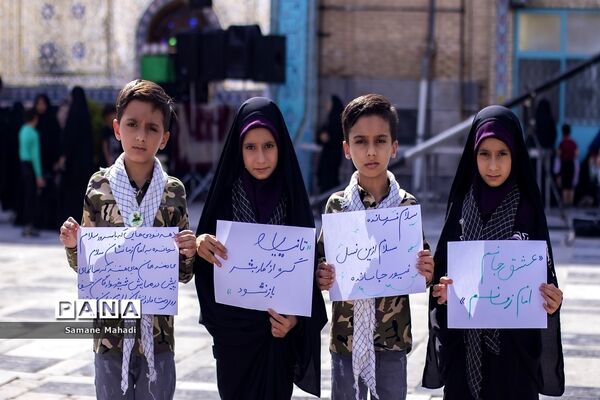 اجتماع بزرگ دانش‌آموزی «سلام فرمانده» شهرستان پیشوا