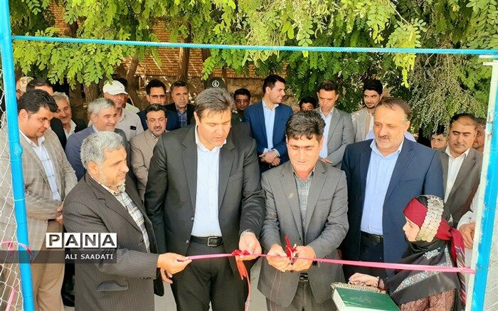افتتاح زمین چمن مصنوعی آموزشگاه شهید ایرانپور شهر لایین کلات