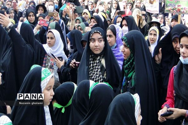 اجرای سرود سلام فرمانده در برازجان