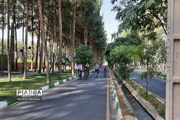 همایش دوچرخه‌سواری در خلیل آباد