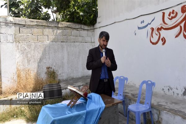 آیین کلنگ‌زنی چمن مصنوعی طرح شهید سلیمانی