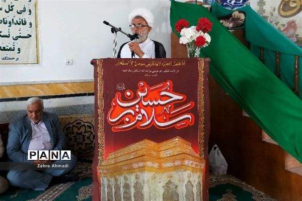 پرچم گردانی حرم مطهر رضوی در میاندورود