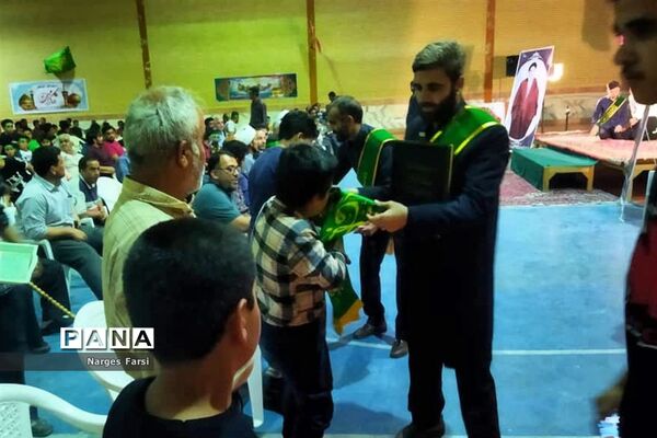 مراسم جشن دهه کرامت در روستای باقرآباد قم