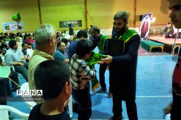 مراسم جشن دهه کرامت در روستای باقرآباد قم