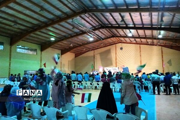 مراسم جشن دهه کرامت در روستای باقرآباد قم