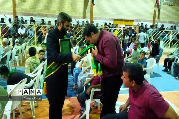 مراسم جشن دهه کرامت در روستای باقرآباد قم