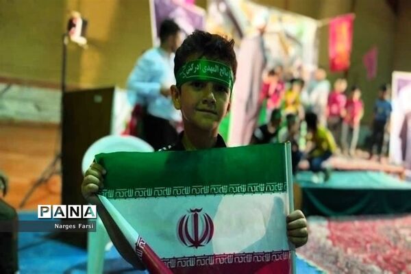 مراسم جشن دهه کرامت در روستای باقرآباد قم