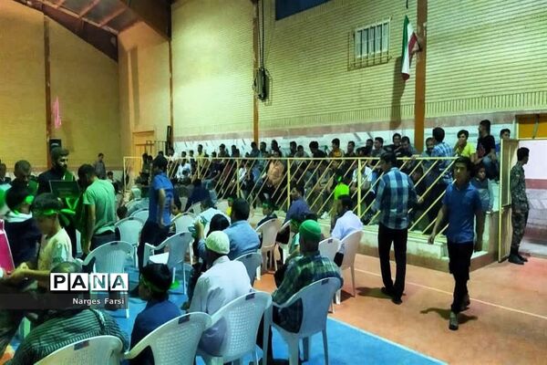 مراسم جشن دهه کرامت در روستای باقرآباد قم