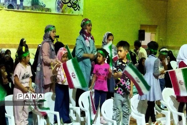 مراسم جشن دهه کرامت در روستای باقرآباد قم