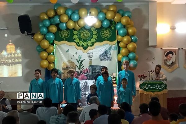 برگزاری جشن میلاد در مسجد امام رضا (ع)  فاز ۸ شهرستان پردیس