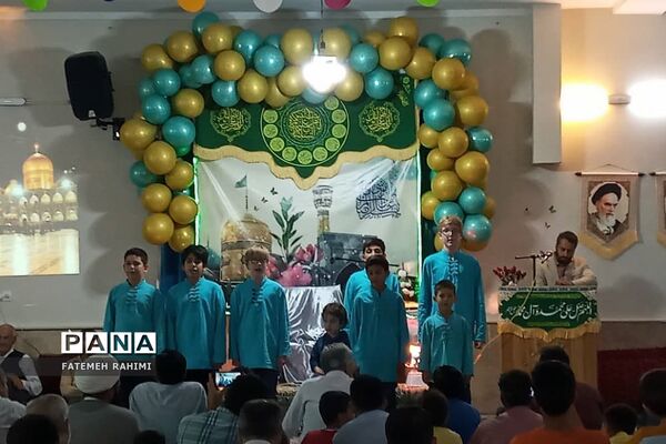 برگزاری جشن میلاد در مسجد امام رضا (ع)  فاز ۸ شهرستان پردیس