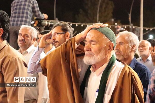 اجتماع باشکوه مردم آباده درجشن میلاد امام رضا علیه السلام
