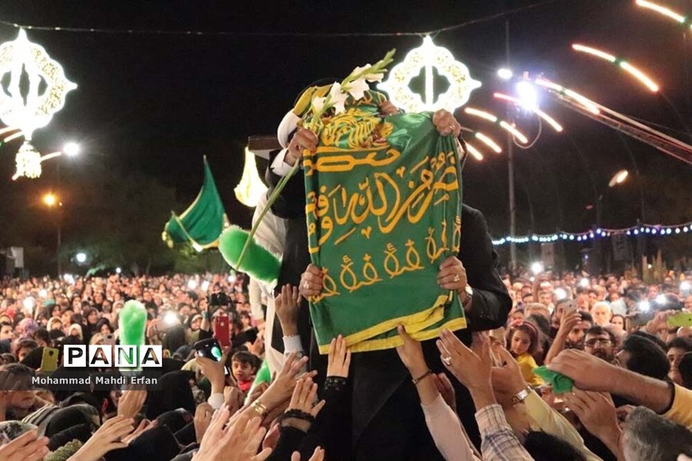 اجتماع باشکوه مردم آباده درجشن میلاد امام رضا علیه السلام