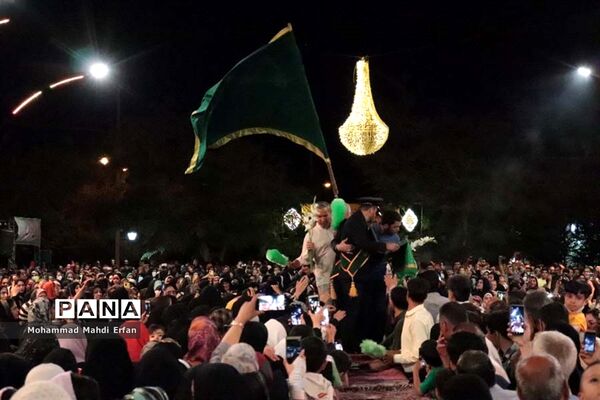 اجتماع باشکوه مردم آباده درجشن میلاد امام رضا علیه السلام