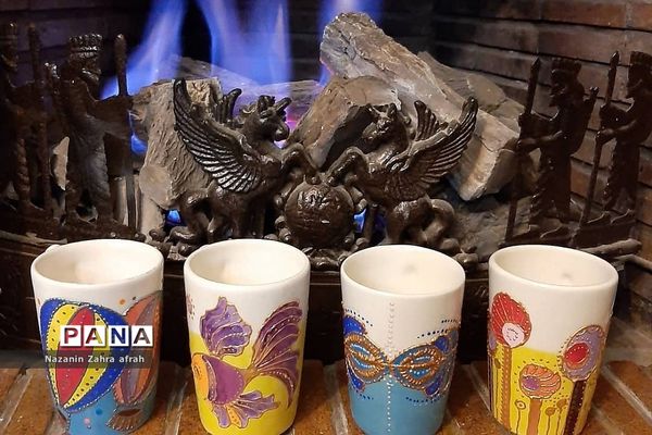 آثار هنری و تولیدی معلم درس هنر در رودهن