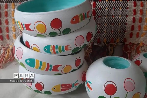 آثار هنری و تولیدی معلم درس هنر در رودهن