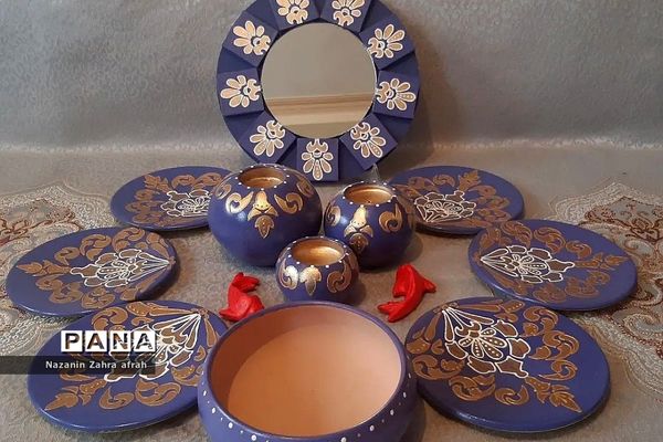 آثار هنری و تولیدی معلم درس هنر در رودهن