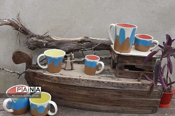 آثار هنری و تولیدی معلم درس هنر در رودهن