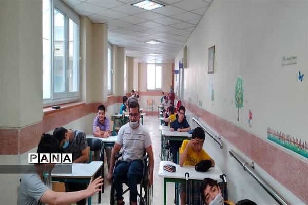 برگزاری امتحانات خرداد در مدرسه استثنایی سروش