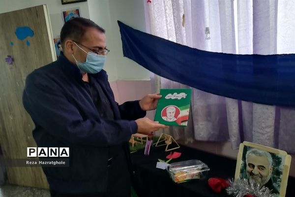 گرامیداشت یاد و خاطره سردار سلیمانی در مدارس روستایی و شهری ملارد