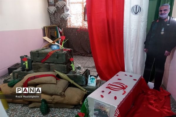 گرامیداشت یاد و خاطره سردار سلیمانی در مدارس روستایی و شهری ملارد