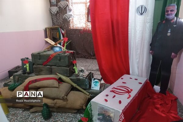 گرامیداشت یاد و خاطره سردار سلیمانی در مدارس روستایی و شهری ملارد