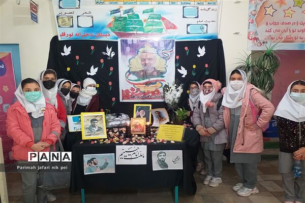 برگزاری ایستگاه نقاشی همگانی گرامیداشت سپهبد سردار حاج قاسم سلیمانی در شهرستان قرچک
