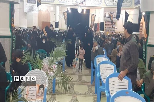 عزای فاطمیه و گرامیداشت شهادت سردار دلها درابرکوه