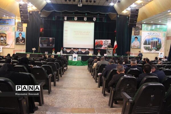 وداع با شهید تازه تفحص شده همزمان با دومین سالگرد شهادت سردار حاج قاسم سلیمانی در شیراز