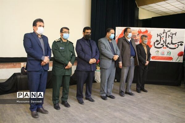 وداع با شهید تازه تفحص شده همزمان با دومین سالگرد شهادت سردار حاج قاسم سلیمانی در شیراز