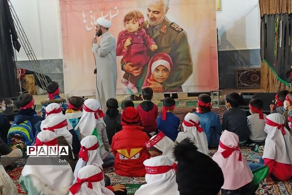 نسل سلیمانی‌ها به استقبال شهید گمنام در رودهن