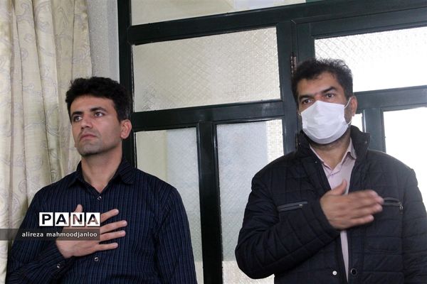 مراسم هیأت دانش‌آموزی در شهرستان گلوگاه