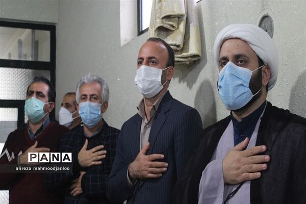 مراسم هیأت دانش‌آموزی در شهرستان گلوگاه