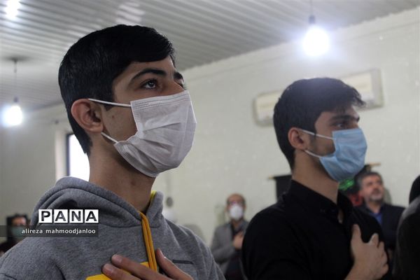 مراسم هیأت دانش‌آموزی در شهرستان گلوگاه