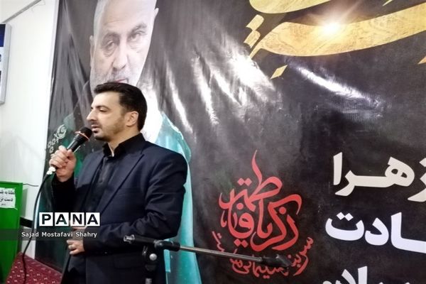 مراسم عزاداری شهادت حضرت فاطمه زهرا (س) و دومین سالگرد سردار سلیمانی