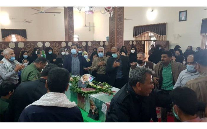 استشمام عطر شهید گمنام در پارسیان