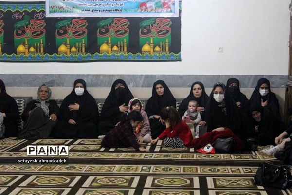 مراسم عزاداری شب شهادت حضرت زهرا در روستای تیله نو