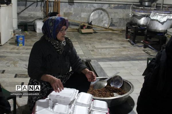 مراسم عزاداری شب شهادت حضرت زهرا در روستای تیله نو