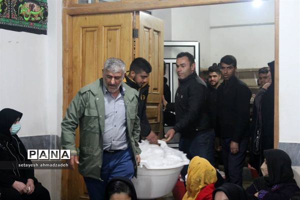 مراسم عزاداری شب شهادت حضرت زهرا در روستای تیله نو