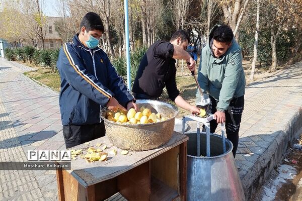 برپایی موکب هیات عشاق الزینب (س) به مناسبت شهادت حضرت زهرا در منطقه ۱۴