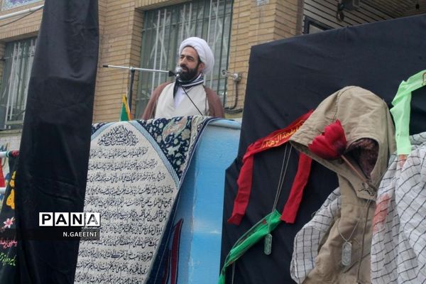 استقبال از شهید گمنام در مدرسه شهیده قضایی قم