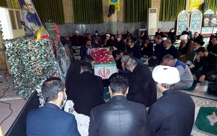 عزاداری طلاب جامعه الزهرا(س) با حضور شهید گمنام
