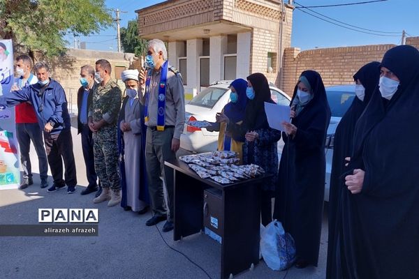 اردوی جهادی فرهنگیان و دانش‌آموزان درروستای قلعه مختار اندیمشک