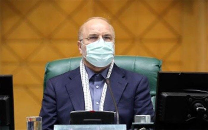 قالیباف انتخاب مجدد محمد الحلبوسی به عنوان رئیس مجلس عراق را تبریک گفت